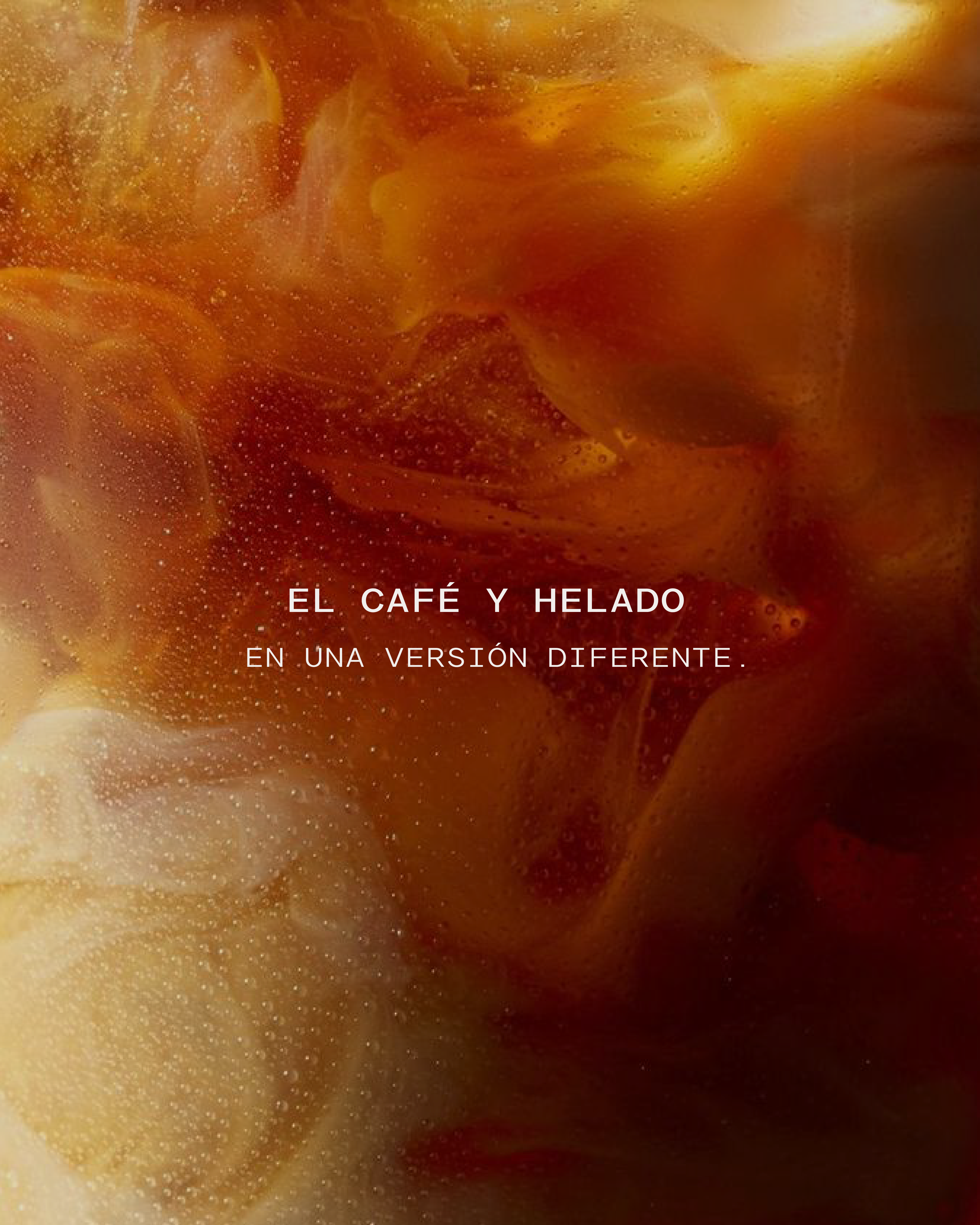 El café y helado en una versión diferente